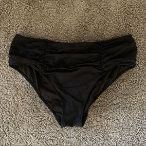 Victoria's Secret Black Bikini Bottoms Size Large